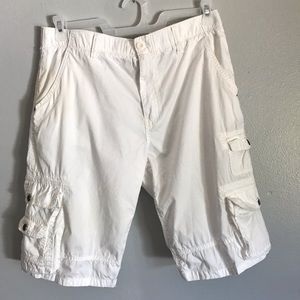 i Jeans by Buffalo white mens shorts